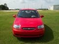 2005 Victory Red Chevrolet Aveo LS Sedan  photo #2