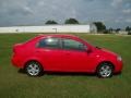 2005 Victory Red Chevrolet Aveo LS Sedan  photo #4