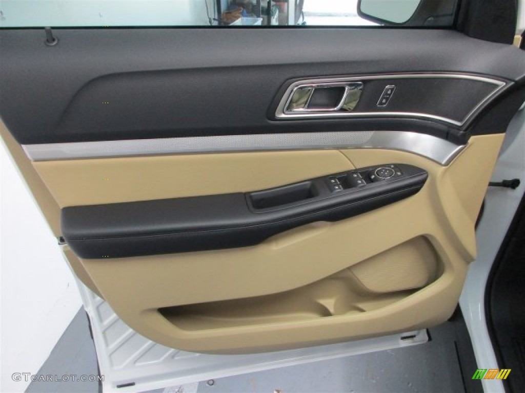 2016 Explorer XLT - Oxford White / Medium Light Camel photo #13
