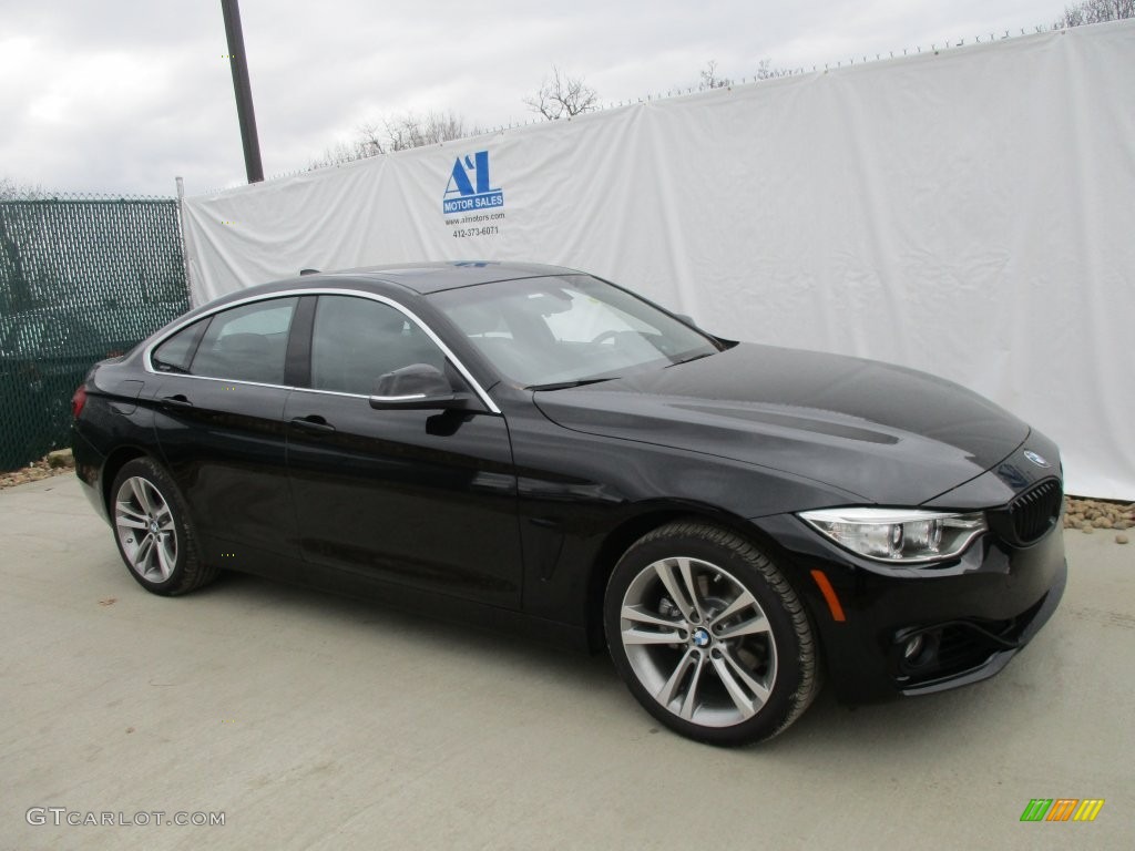 2016 4 Series 428i xDrive Gran Coupe - Jet Black / Black photo #1