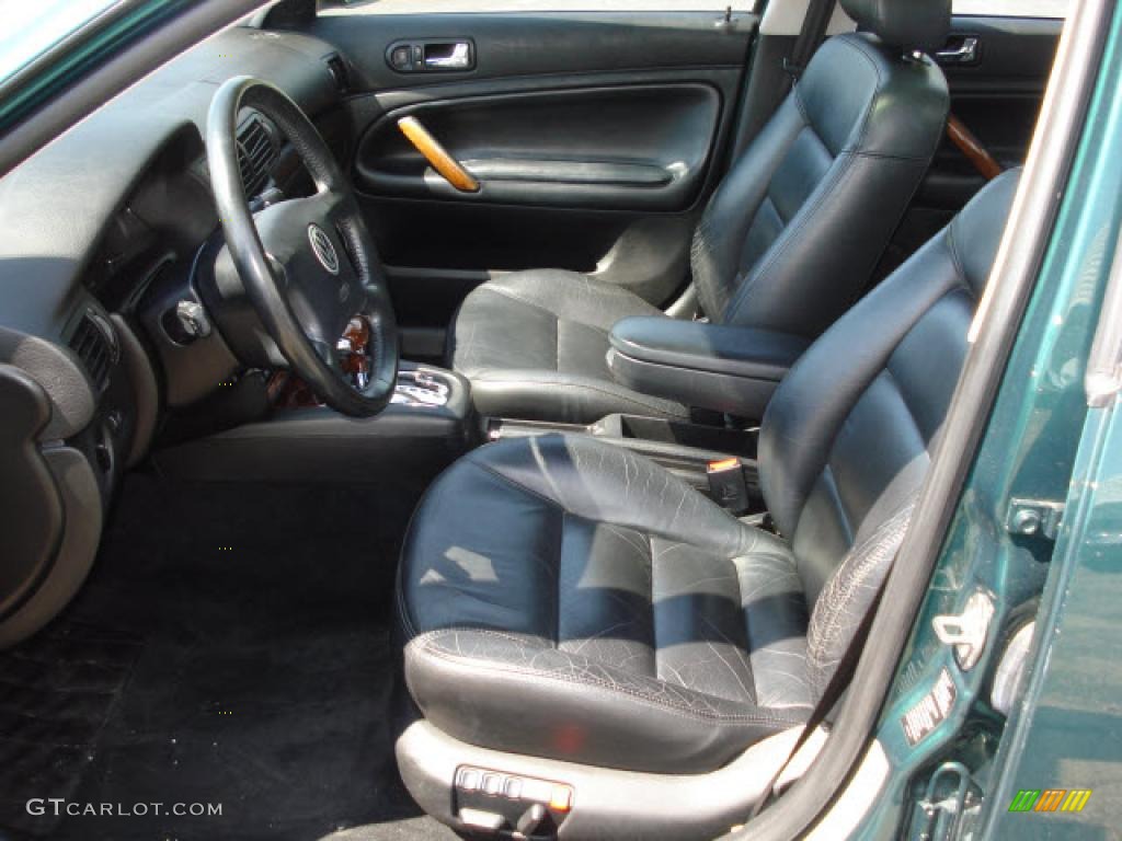 1999 Passat GLX V6 Sedan - Royal Green Pearl / Black photo #5