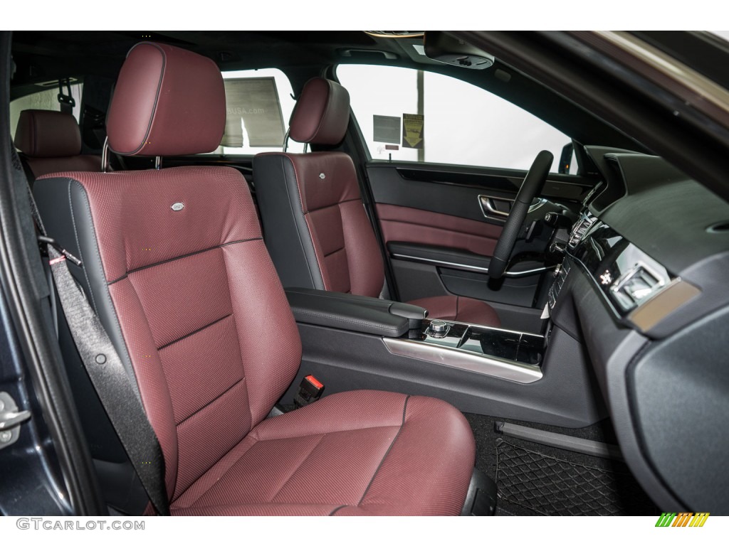designo Mystic Red Interior 2016 Mercedes-Benz E 350 4Matic Wagon Photo #109397710