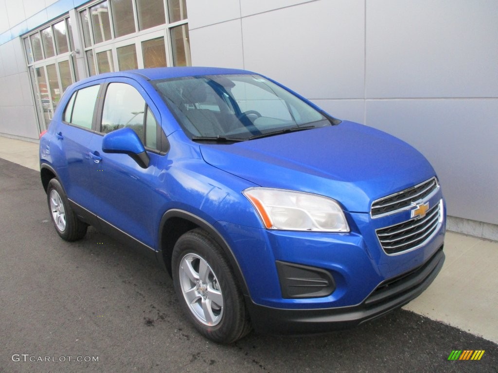 2016 Trax LS AWD - Brilliant Blue Metallic / Jet Black/Light Titanium photo #10