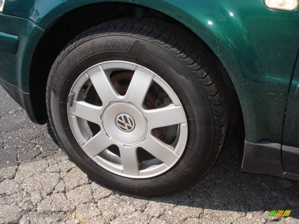 1999 Passat GLX V6 Sedan - Royal Green Pearl / Black photo #11