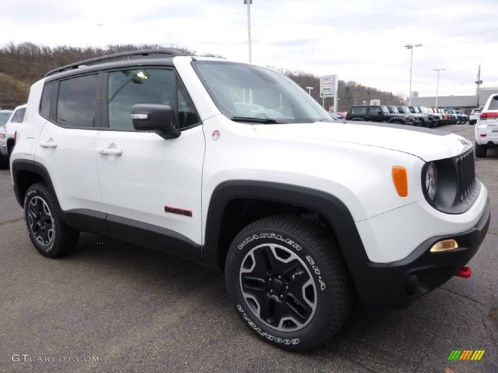 2016 Renegade Limited 4x4 - Alpine White / Black photo #5