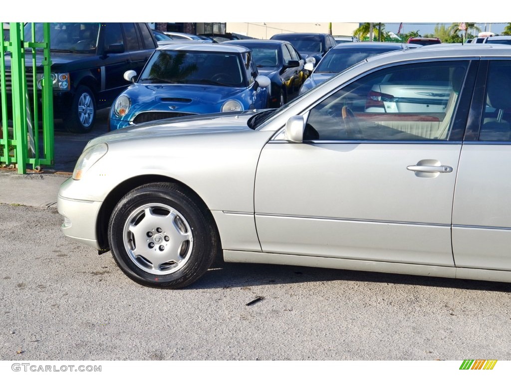 2002 LS 430 - Millennium Silver Metallic / Ecru Beige photo #6
