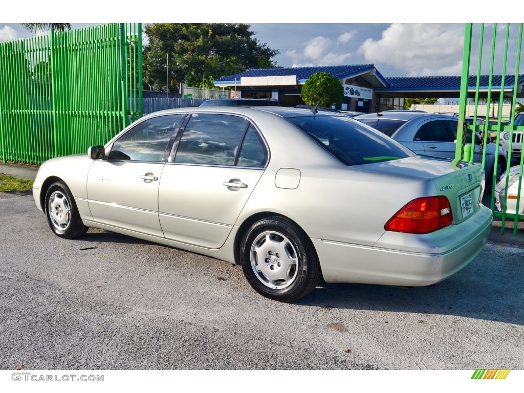 2002 LS 430 - Millennium Silver Metallic / Ecru Beige photo #8
