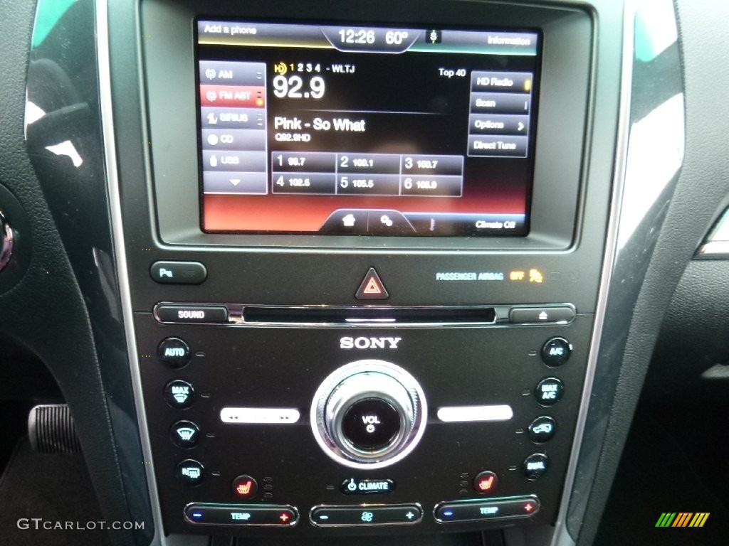 2016 Explorer Sport 4WD - Shadow Black / Ebony Black photo #15