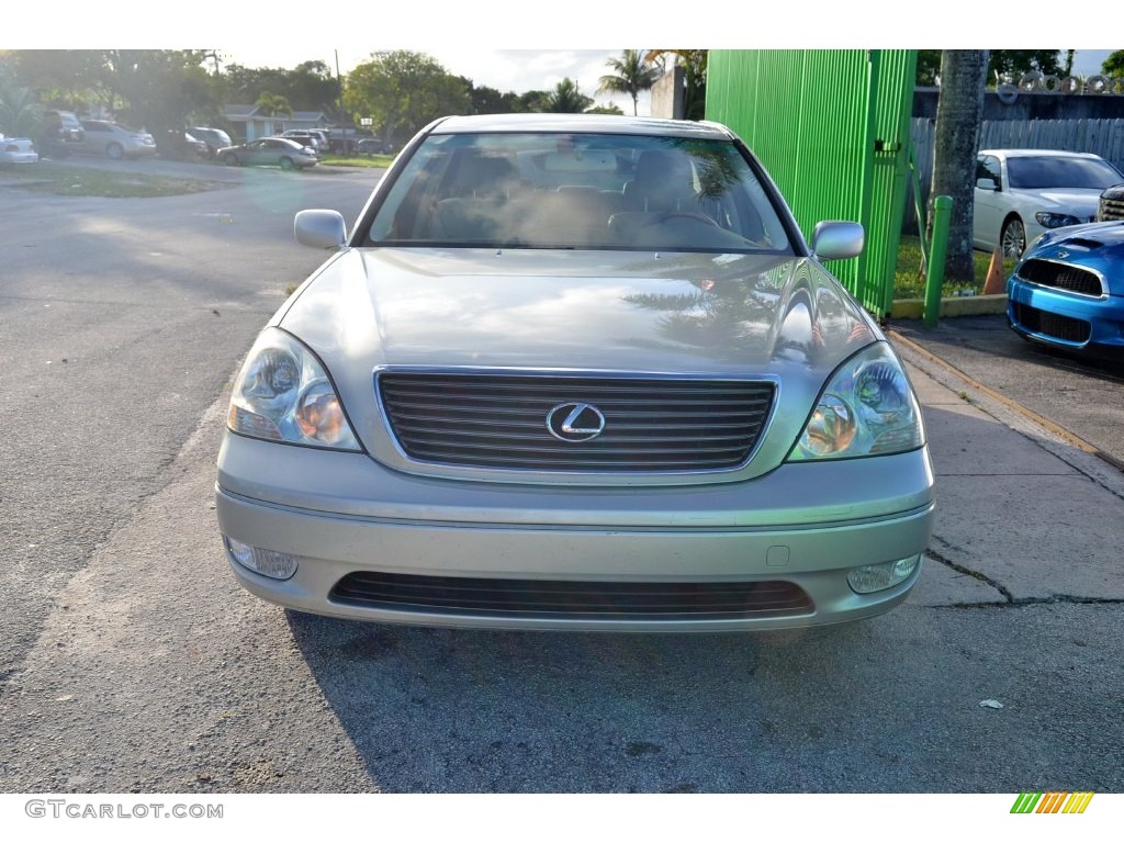 2002 LS 430 - Millennium Silver Metallic / Ecru Beige photo #32