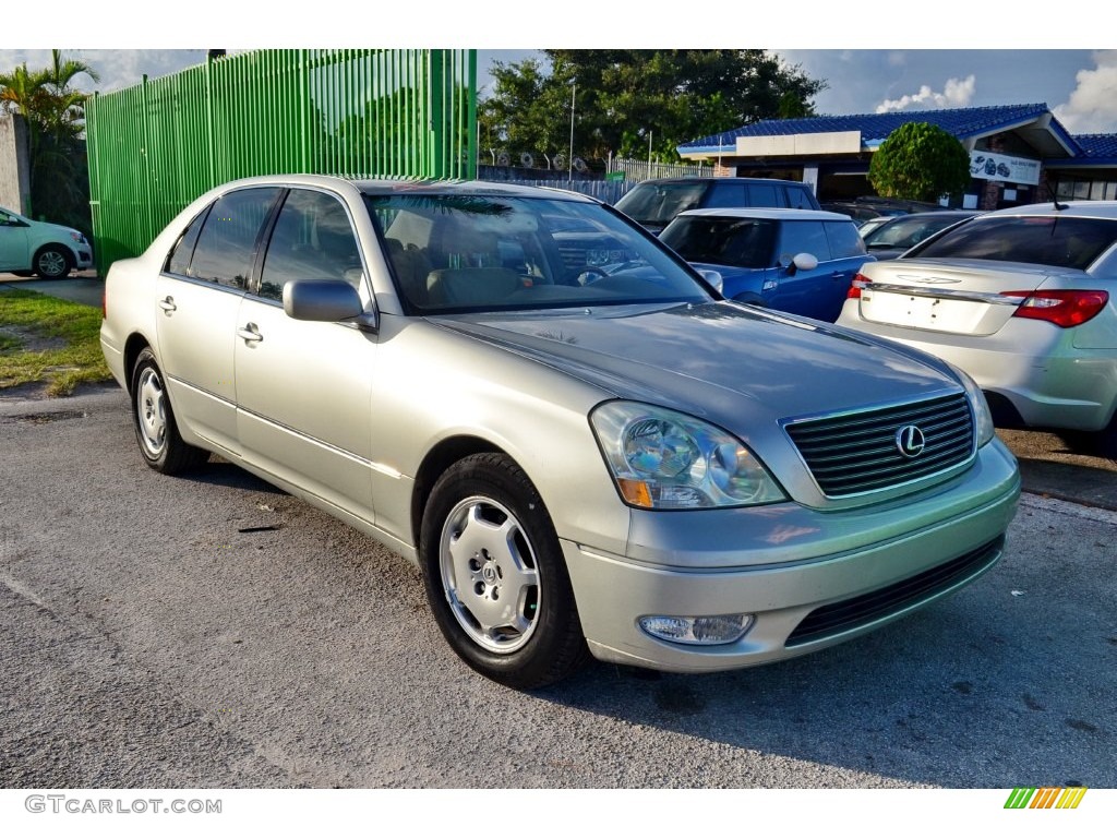 2002 LS 430 - Millennium Silver Metallic / Ecru Beige photo #33