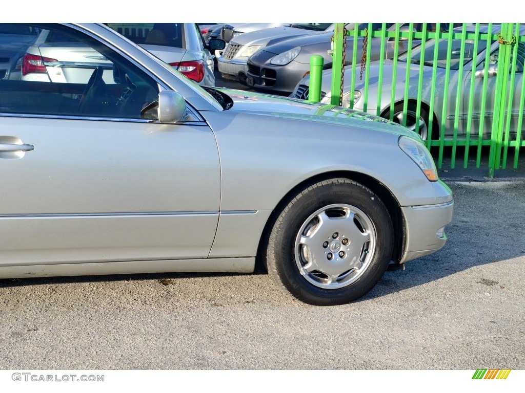 2002 LS 430 - Millennium Silver Metallic / Ecru Beige photo #36