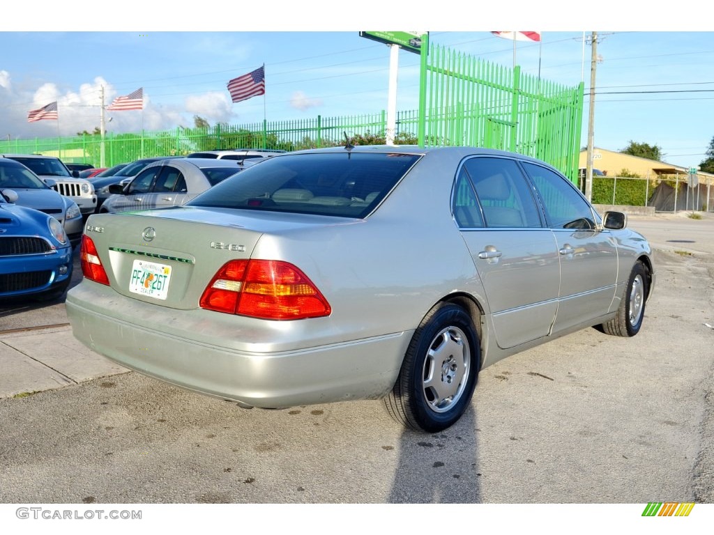 2002 LS 430 - Millennium Silver Metallic / Ecru Beige photo #39