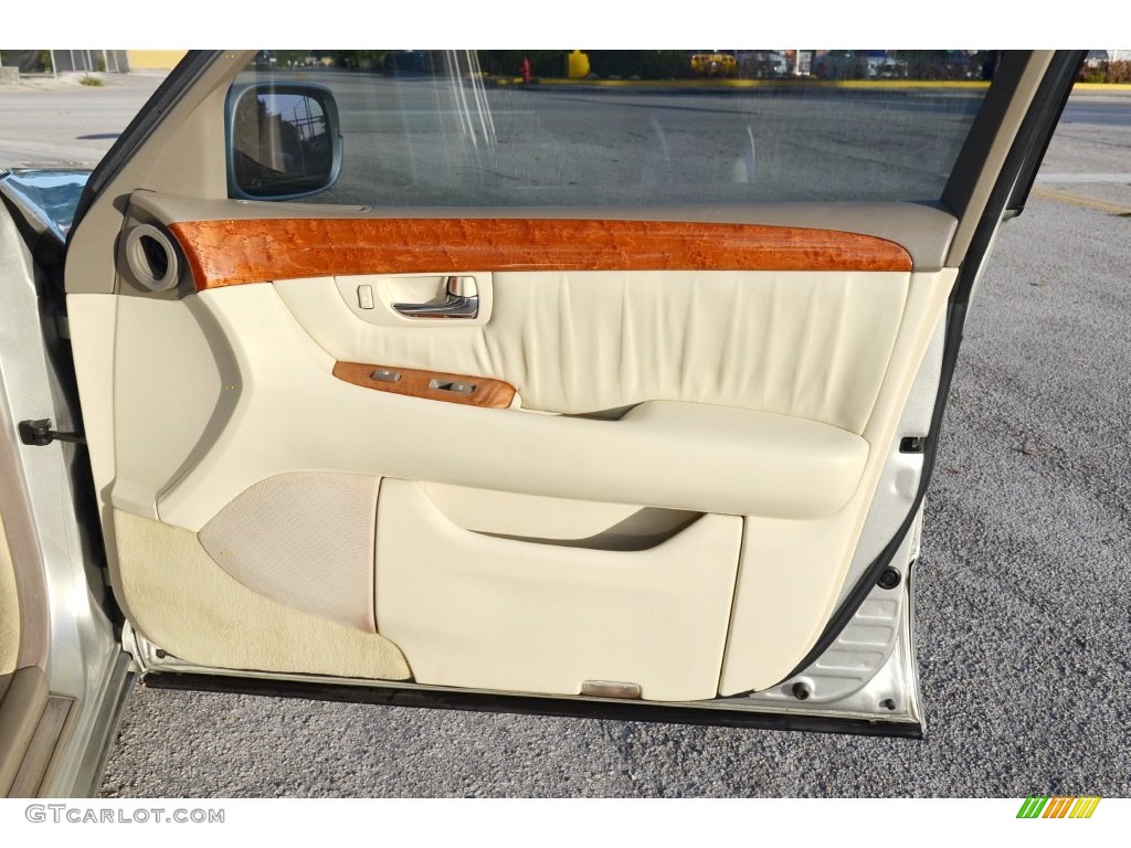 2002 LS 430 - Millennium Silver Metallic / Ecru Beige photo #41