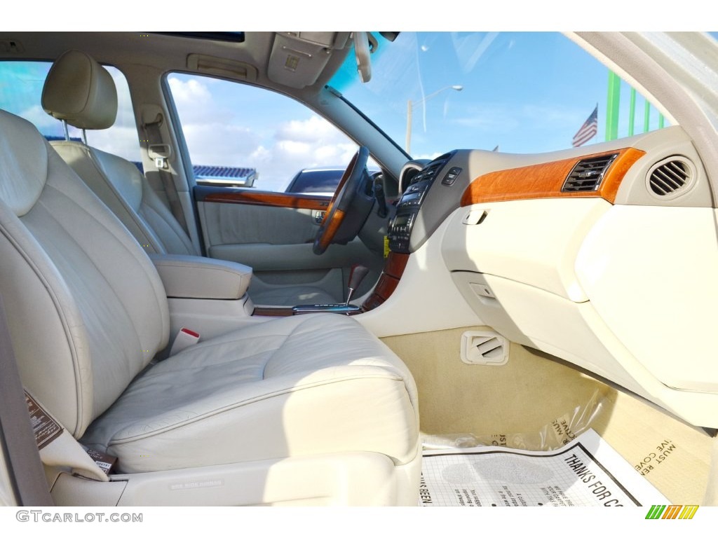 2002 LS 430 - Millennium Silver Metallic / Ecru Beige photo #42