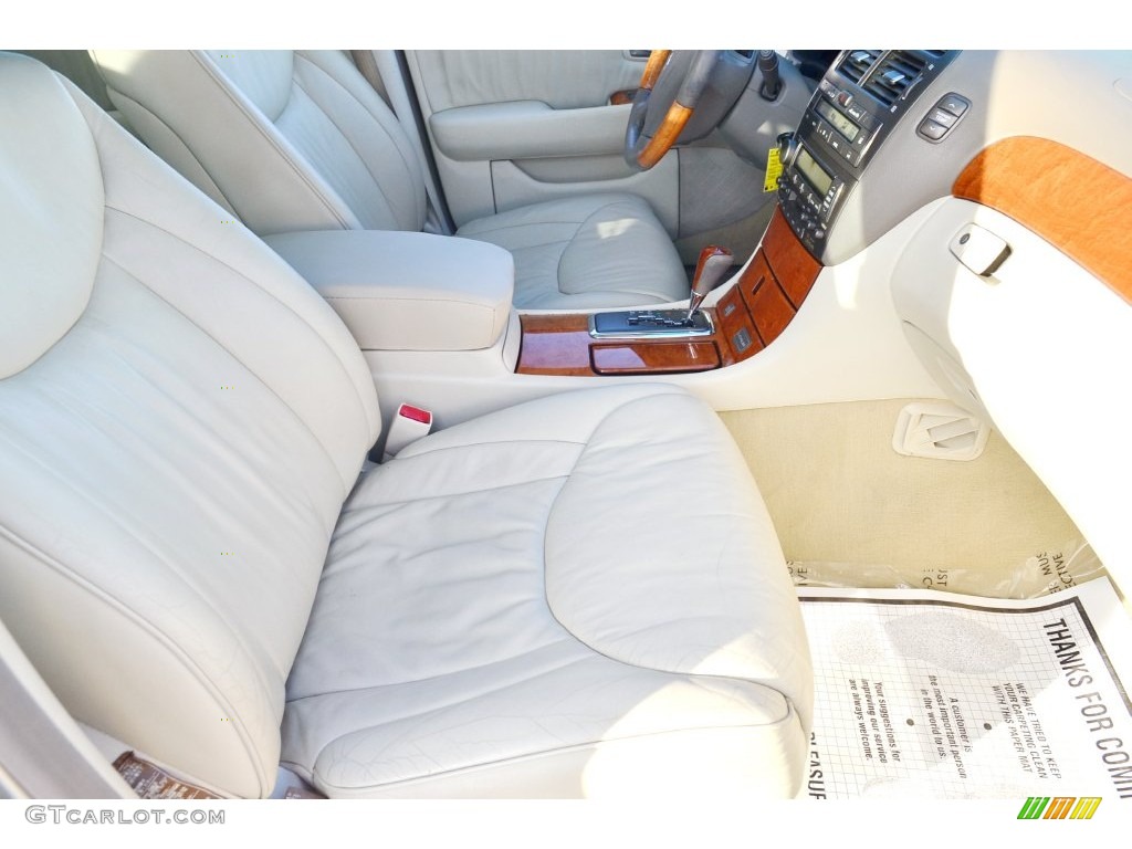 2002 LS 430 - Millennium Silver Metallic / Ecru Beige photo #44
