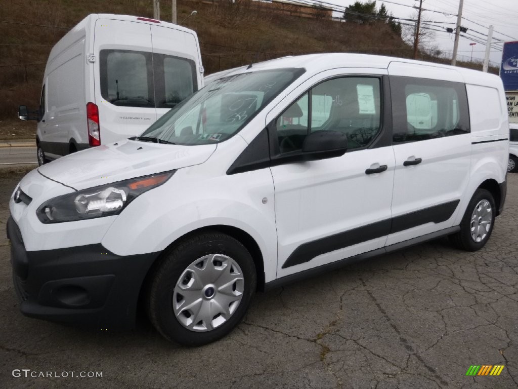 Frozen White 2016 Ford Transit Connect XL Cargo Van Extended Exterior Photo #109400311