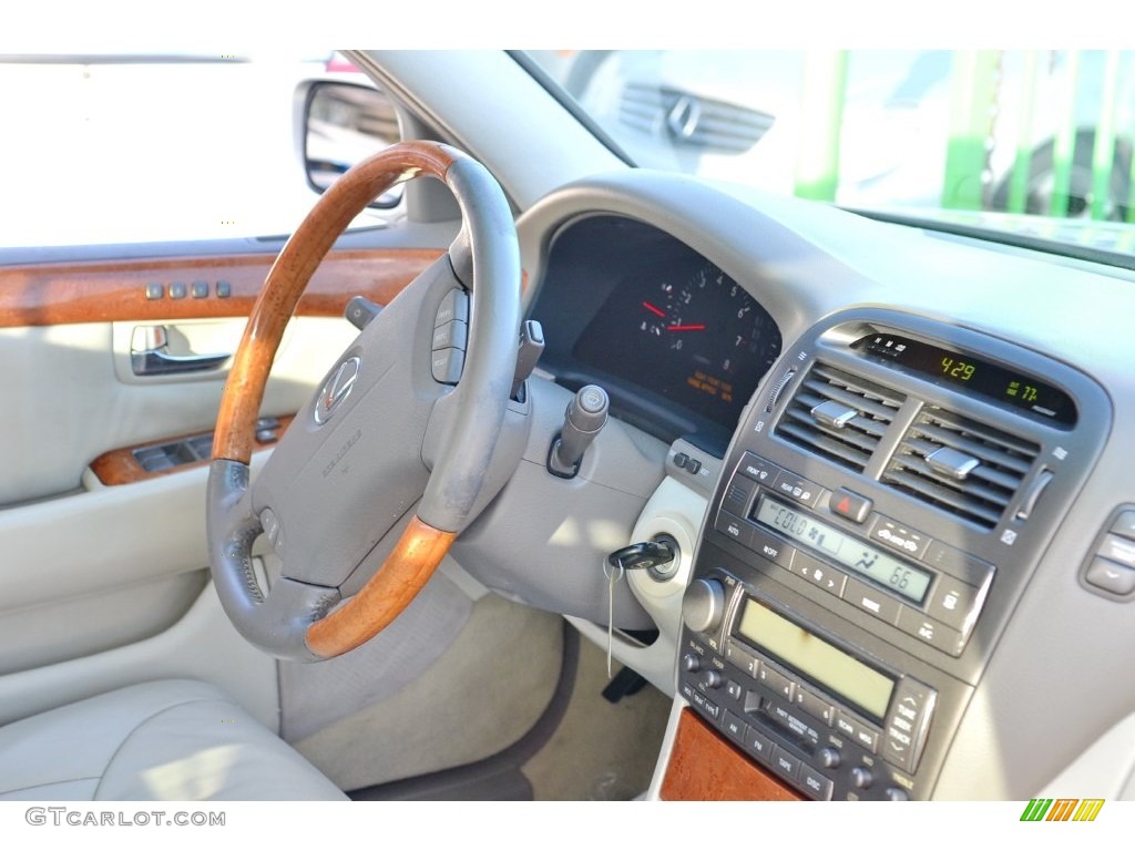 2002 LS 430 - Millennium Silver Metallic / Ecru Beige photo #47