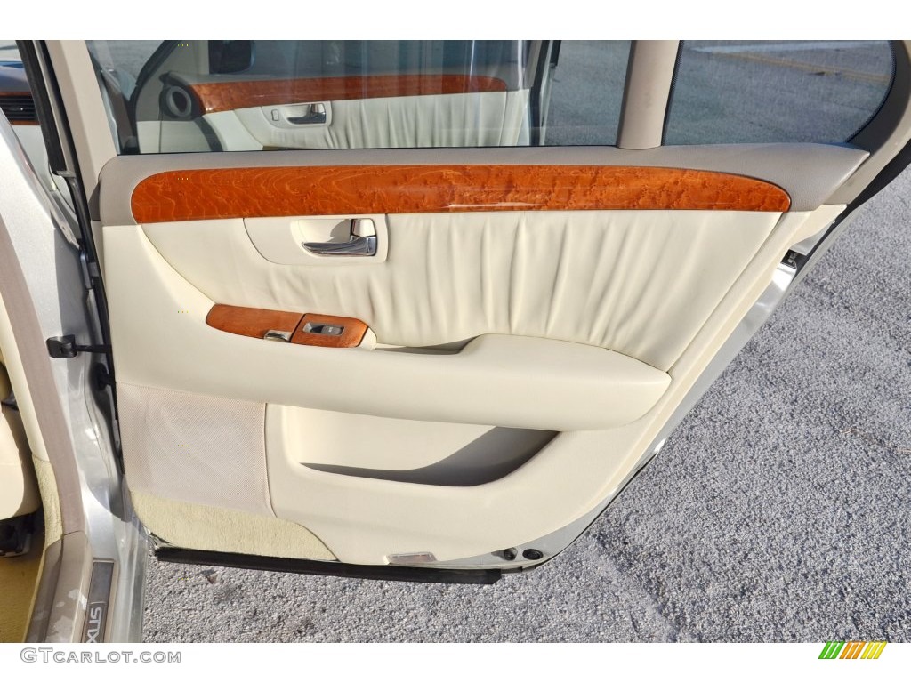 2002 LS 430 - Millennium Silver Metallic / Ecru Beige photo #49