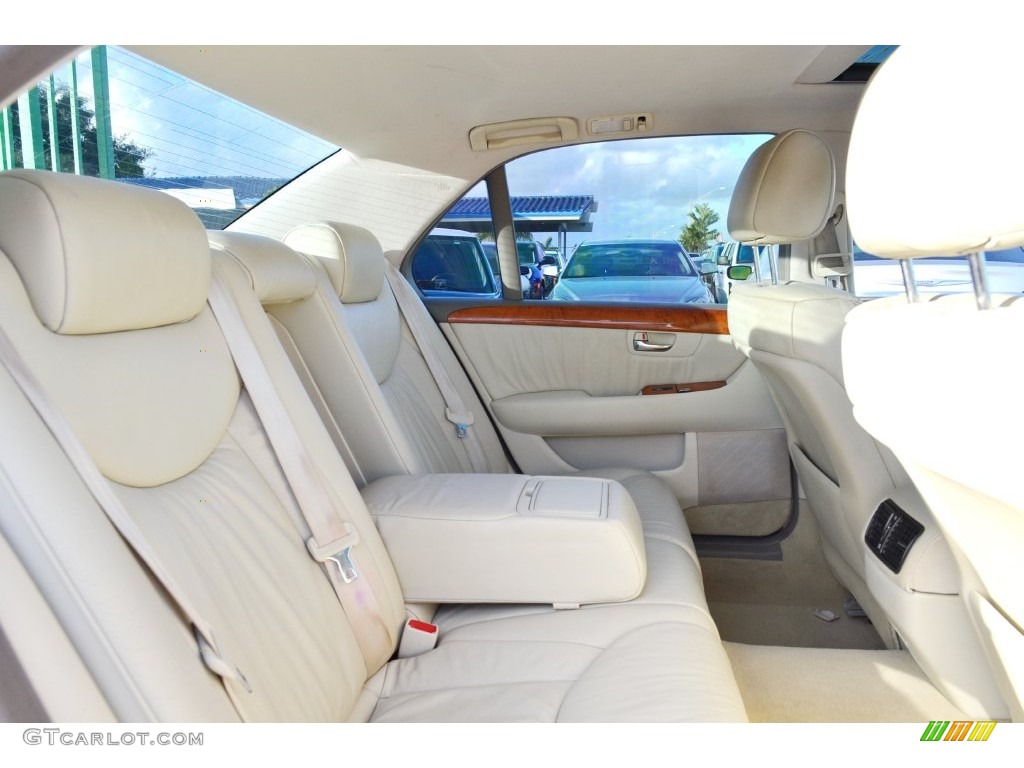 2002 LS 430 - Millennium Silver Metallic / Ecru Beige photo #51