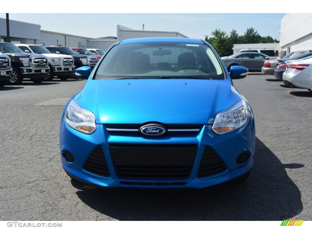 2014 Focus SE Sedan - Blue Candy / Charcoal Black photo #4