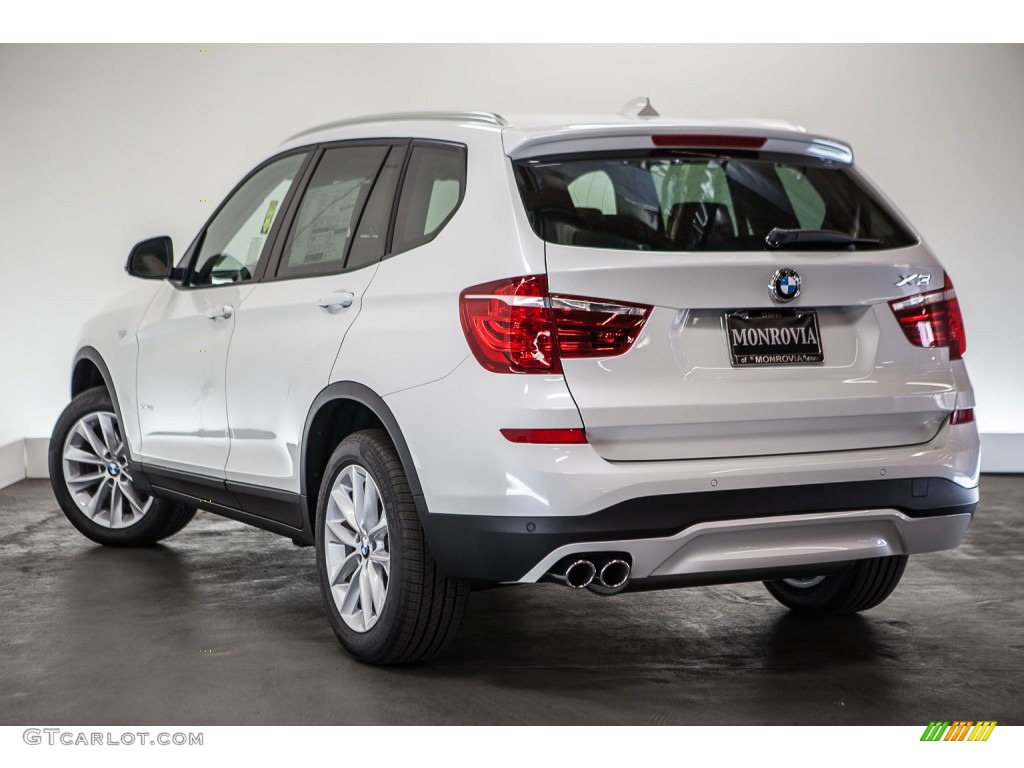2016 X3 xDrive28i - Mineral White Metallic / Saddle Brown photo #3