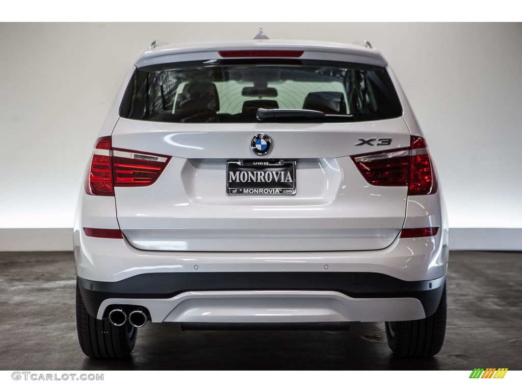 2016 X3 xDrive28i - Mineral White Metallic / Saddle Brown photo #4