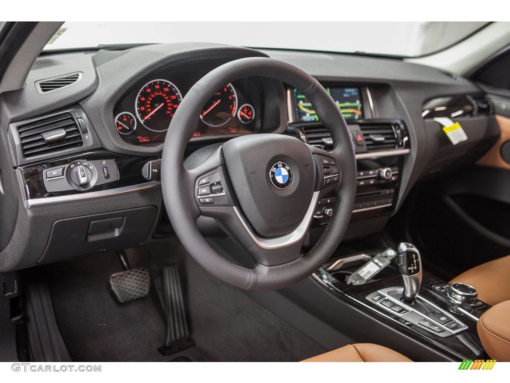 2016 X3 xDrive28i - Mineral White Metallic / Saddle Brown photo #6