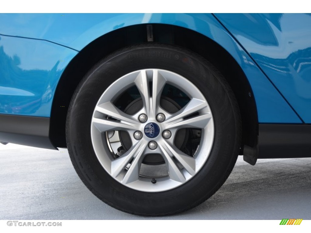 2014 Focus SE Sedan - Blue Candy / Charcoal Black photo #10