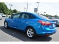 2014 Blue Candy Ford Focus SE Sedan  photo #21