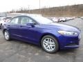 Deep Impact Blue Metallic 2016 Ford Fusion SE Exterior