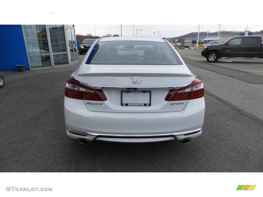 2016 Accord Sport Sedan - White Orchid Pearl / Black photo #5