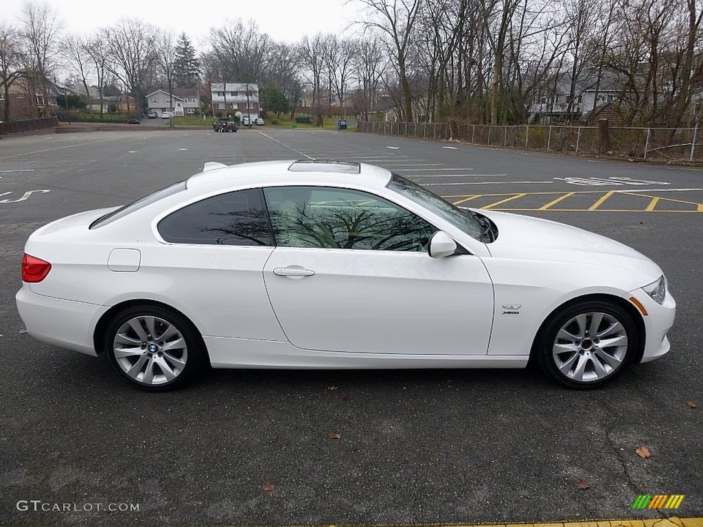 2013 3 Series 328i xDrive Coupe - Alpine White / Cream Beige photo #6