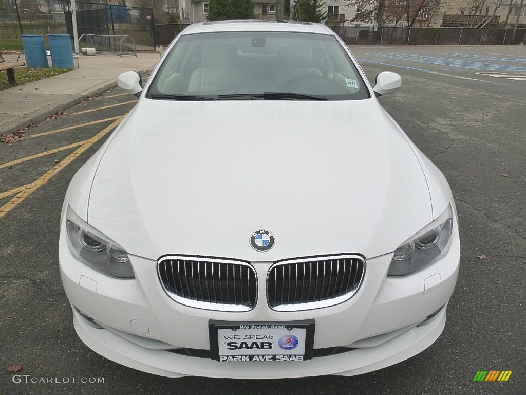 2013 3 Series 328i xDrive Coupe - Alpine White / Cream Beige photo #8