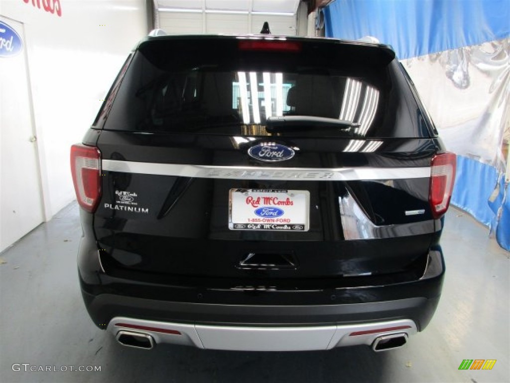 2016 Explorer Platinum 4WD - Shadow Black / Platinum Medium Soft Ceramic Nirvana Leather photo #5