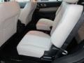 2016 Ford Explorer Platinum Medium Soft Ceramic Nirvana Leather Interior Rear Seat Photo