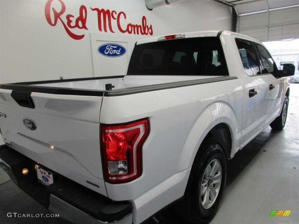 2016 F150 XLT SuperCrew - Oxford White / Medium Earth Gray photo #8