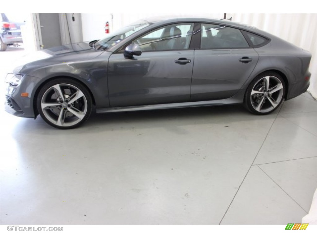 Daytona Grey Pearl 2014 Audi RS 7 4.0 TFSI quattro Exterior Photo #109405069