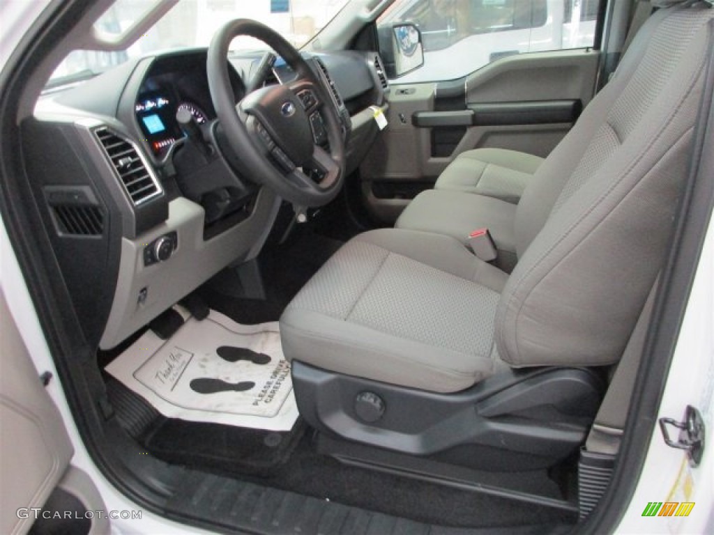 2016 F150 XLT SuperCrew - Oxford White / Medium Earth Gray photo #10