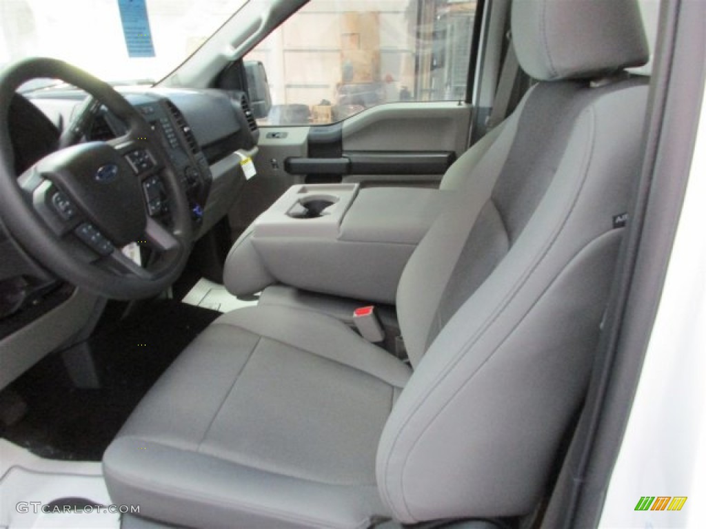 2016 F150 XL Regular Cab - Oxford White / Medium Earth Gray photo #12