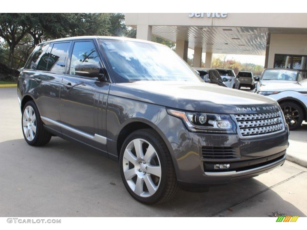 Waitomo Grey Metallic 2016 Land Rover Range Rover Supercharged Exterior Photo #109407874