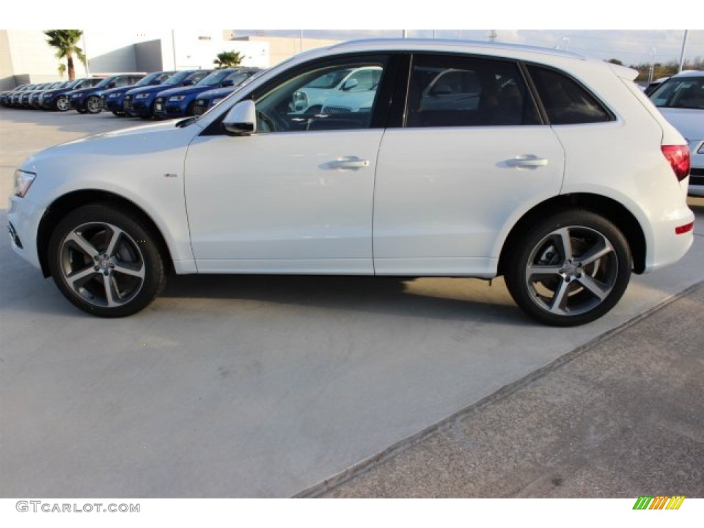 2016 Q5 3.0 TFSI Premium Plus quattro - Glacier White Metallic / Pistachio Beige photo #5