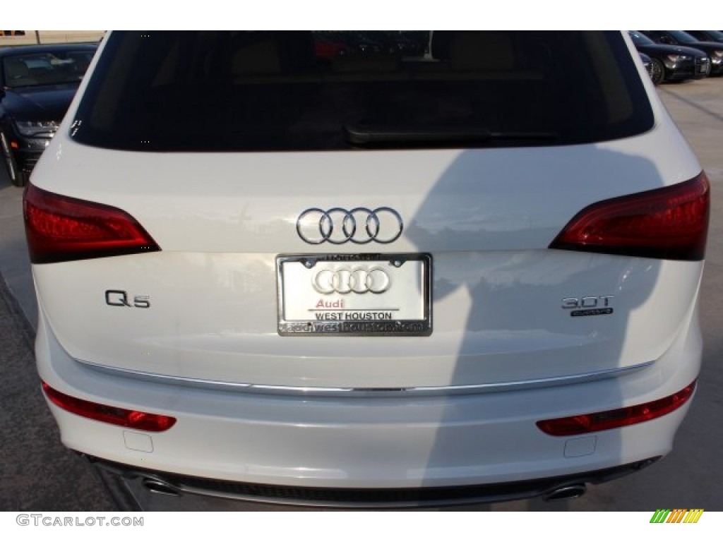 2016 Q5 3.0 TFSI Premium Plus quattro - Glacier White Metallic / Pistachio Beige photo #7