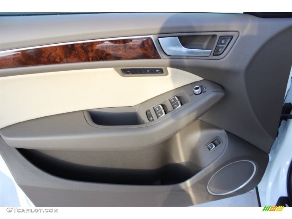 2016 Q5 3.0 TFSI Premium Plus quattro - Glacier White Metallic / Pistachio Beige photo #8