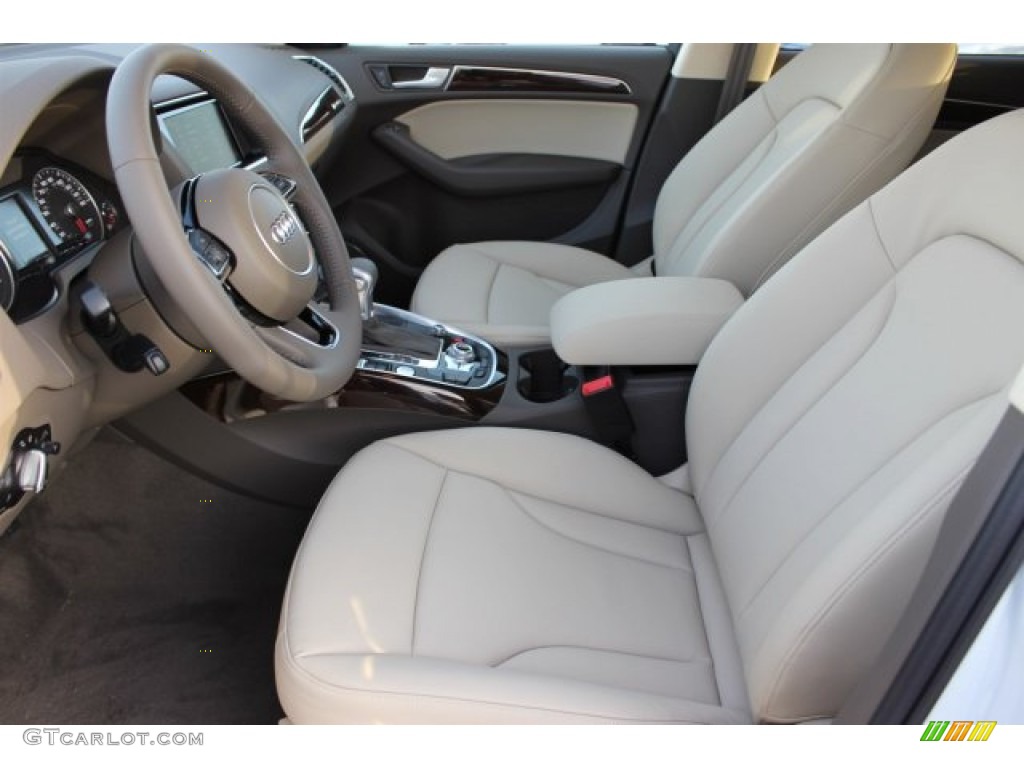 2016 Q5 3.0 TFSI Premium Plus quattro - Glacier White Metallic / Pistachio Beige photo #14