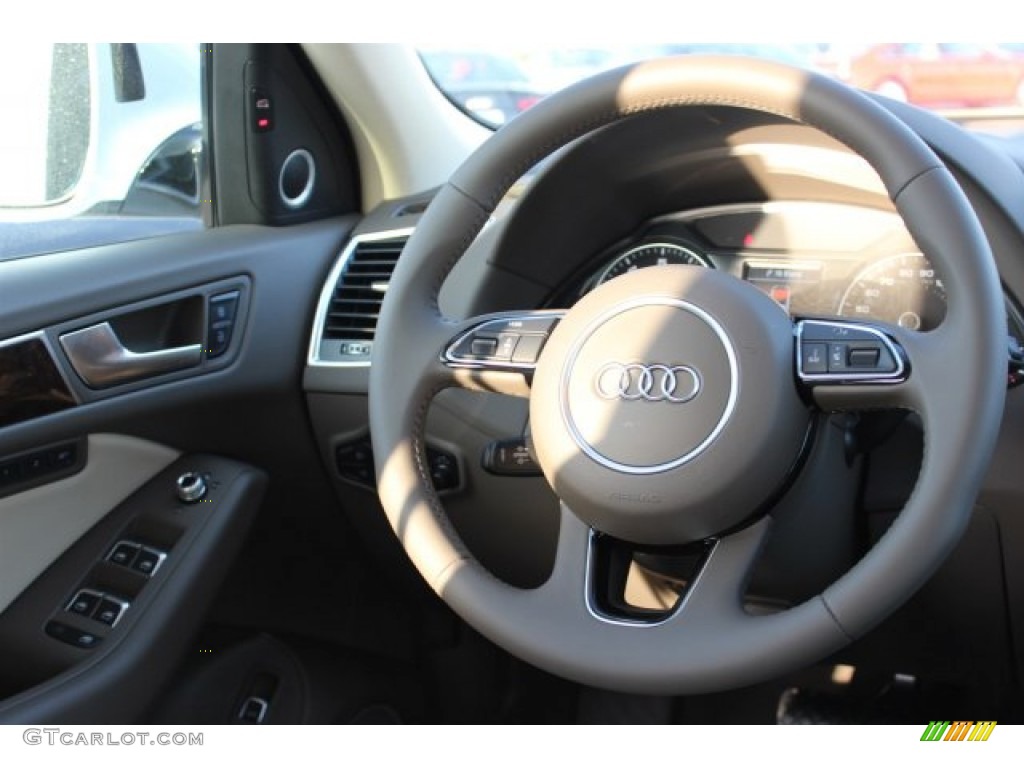2016 Q5 3.0 TFSI Premium Plus quattro - Glacier White Metallic / Pistachio Beige photo #35