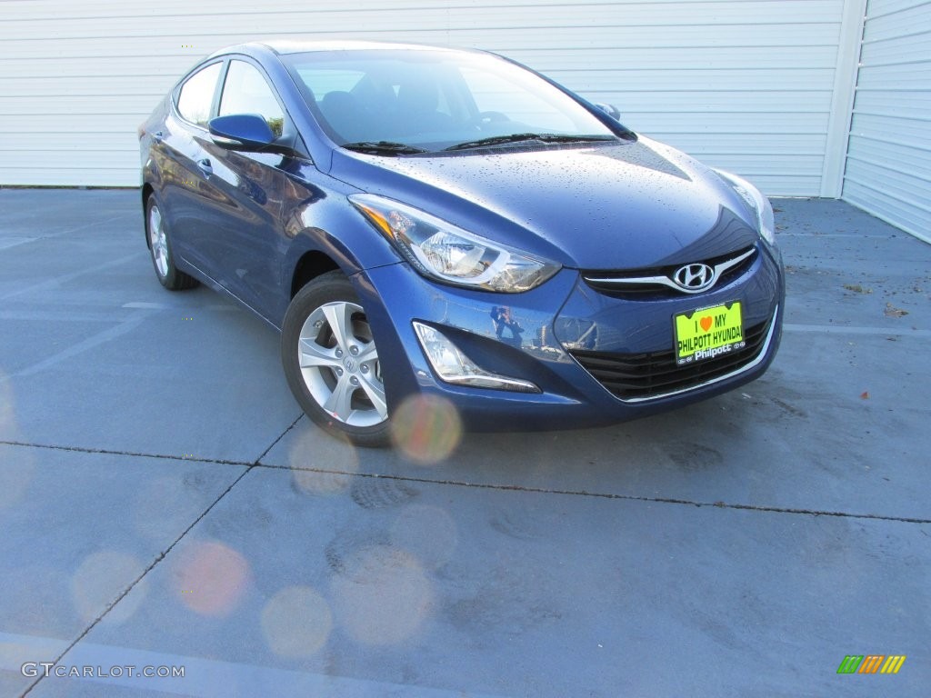 2016 Elantra Value Edition - Blue / Black photo #2