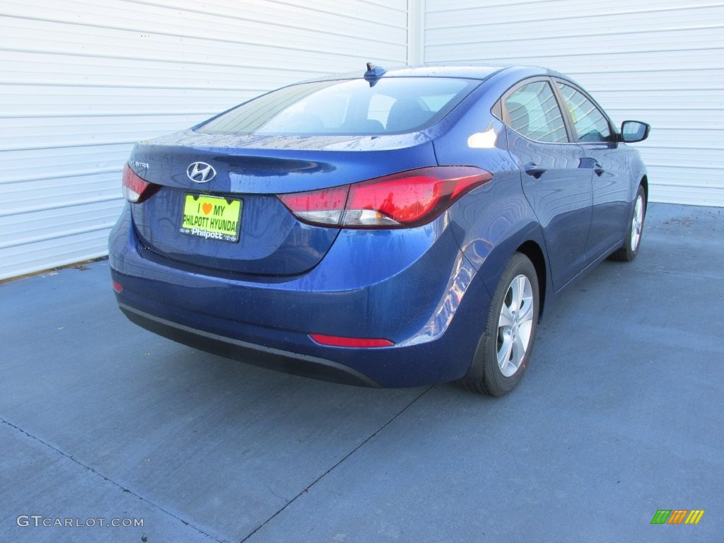 2016 Elantra Value Edition - Blue / Black photo #4