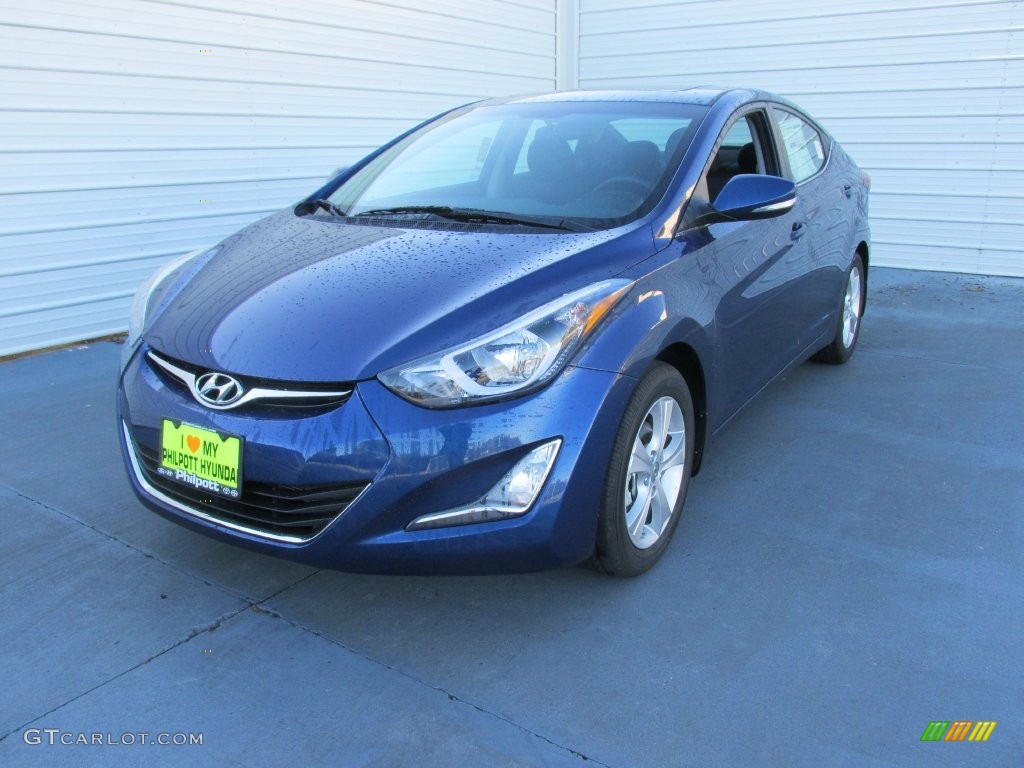 2016 Elantra Value Edition - Blue / Black photo #7