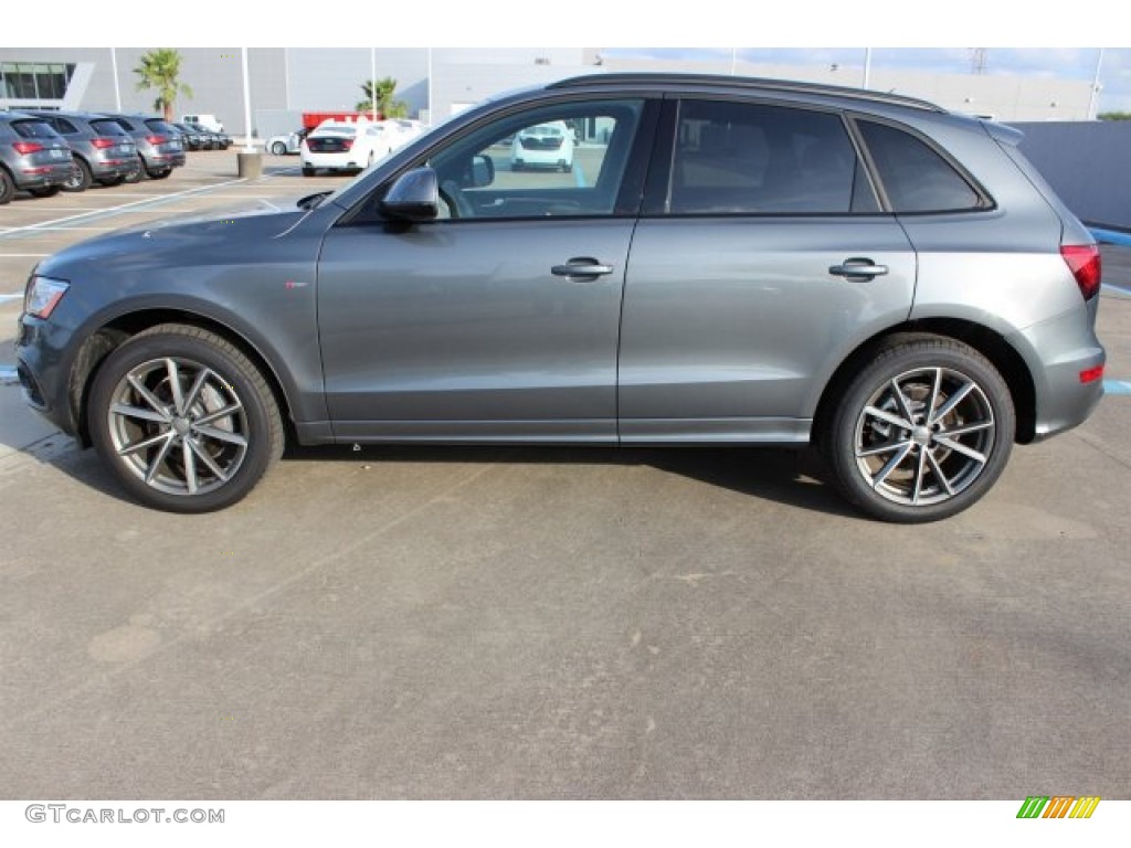 2016 Q5 3.0 TFSI Premium Plus quattro - Monsoon Gray Metallic / Black photo #5