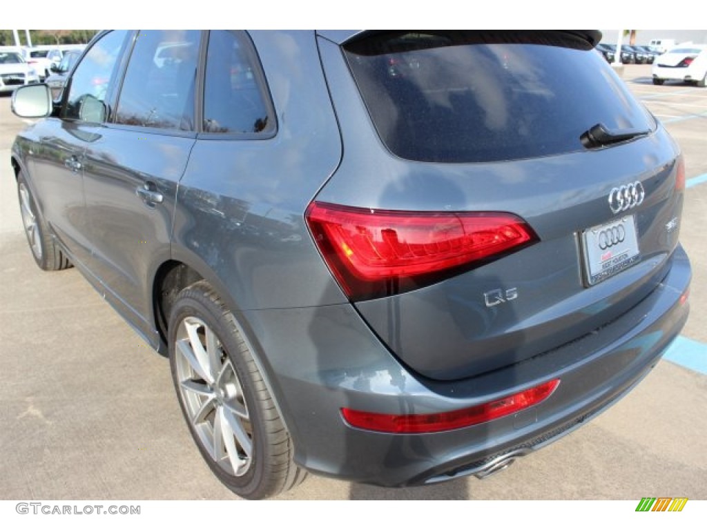 2016 Q5 3.0 TFSI Premium Plus quattro - Monsoon Gray Metallic / Black photo #6